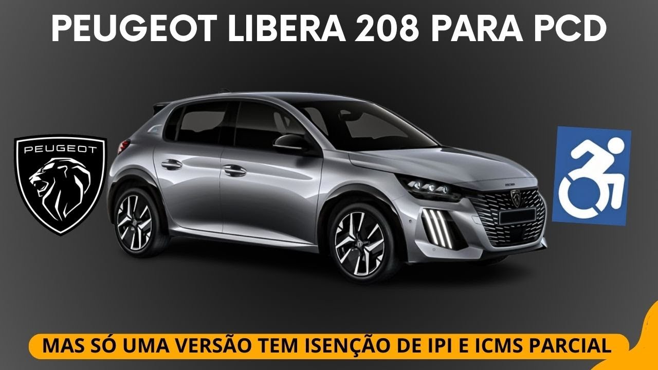 208 tem preços para PCD divulgados - mas só uma versão turbo com duas isenções