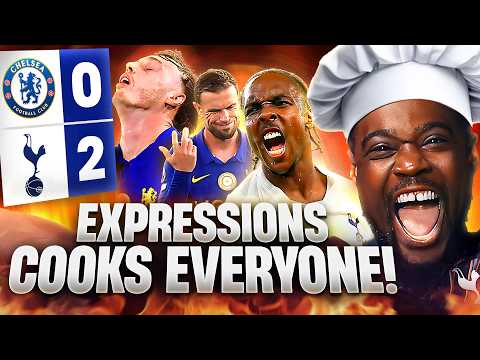EXPRESSIONS COOKS EVERYONE AS SPURS DESTROY CHELSEA! Chelsea 0-2 Tottenham EXPRESSIONS UNLEASHED
