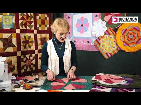 Cutting Out Petal Shapes Tutorial with EZ Quilting