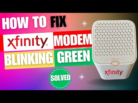 Blinking Green Light On Xfinity Modem