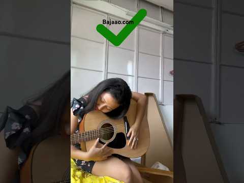 #bajaao Yamaha F280 Natural Acoustic Guitar Unboxing Review #guitar #unboxing  #review #yamaha