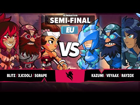 Blitz & Sgrape & xJcoolJ vs Veyaax & Rayzox & Kazumi - Elimination Semi-Final - Triples Championship