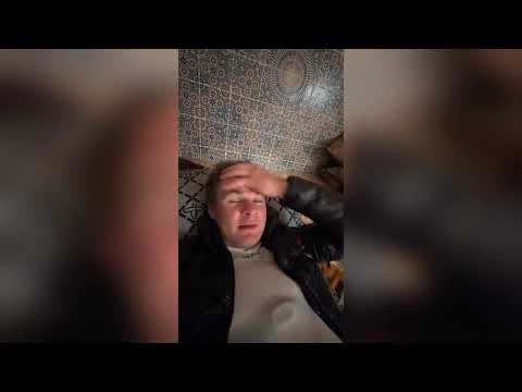 Joshua recovering at the Atlas Mountain Race - Day 3 - Instagram Story