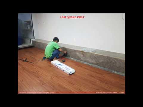 Thi công lót sàn nhựa Galamax tại quận 11