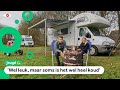 Hugo en Roosmarijn kamperen ook in de winter
