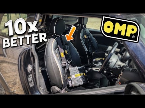 Installing OMP RACING 3 Point Harnesses To My Mini Cooper S R56