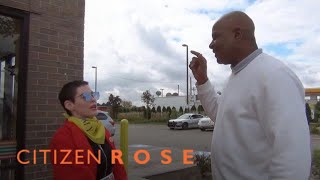 Rose McGowan Talks to a Man on the Street About Abuse | CITIZEN ROSE | E!