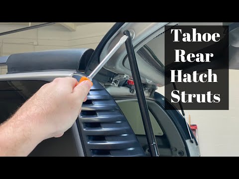 How to Replace Hatch Lift Support Strut Chevy Tahoe 2000 - 2006 Chevrolet Struts / Shocks Install