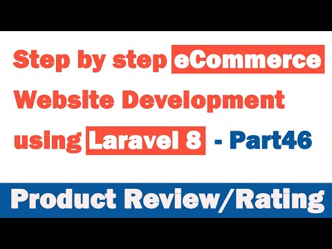 Step by step eCommerce website Development using Laravel 8 Part 1 Introduction