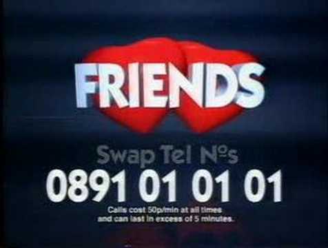 0891 Friends - 1990's UK Advert