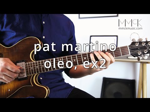 Free Pat Martino Guitar Lesson - Oleo, Ex2