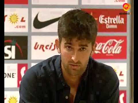 La U.D. Almería presenta a Marcos Tebar