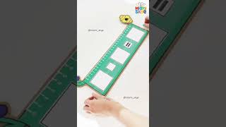 Fun Math Number Line! #mathforkids #easymath #easycraft #kidsactivities #montessori #shorts