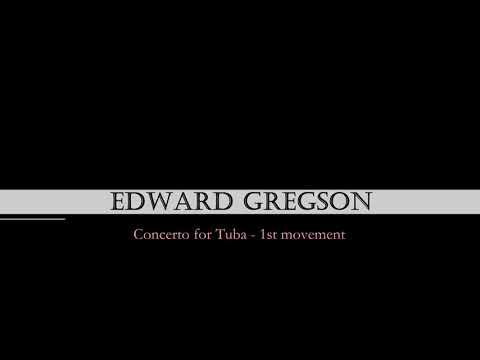 Gregson: Tuba concerto 1st movement - piano accompaniment