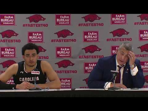 POSTGAME: Justin Minaya, Frank Martin on Arkansas — 2/6/18
