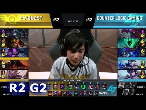 FlyQuest vs CLG Game 2 | Round 2 NA LCS Regional Qualifier for S7 Worlds 2017 | FLY vs CLG G2