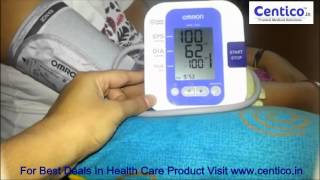 How to Use Omron HEM 7203 Upper Arm BP Monitor