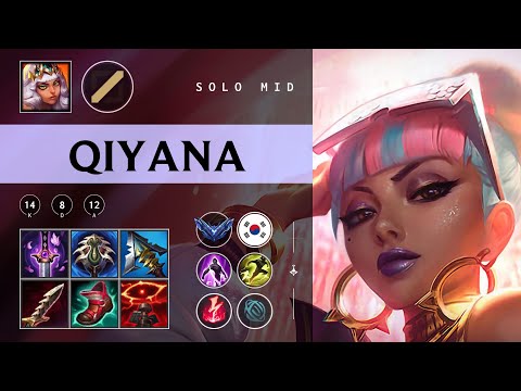 Qiyana Mid vs Ahri - KR Diamond Patch 25.23