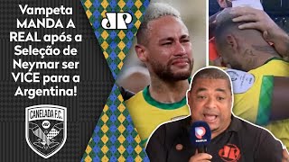 ‘O Neymar chorou que nem criança!’ Vampeta manda a real após vice da Seleção!