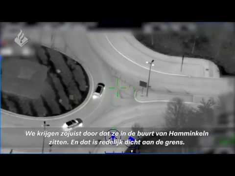 SPANNENDE POLITIEACHTERVOLGING VANUIT DE POLITIEHELI