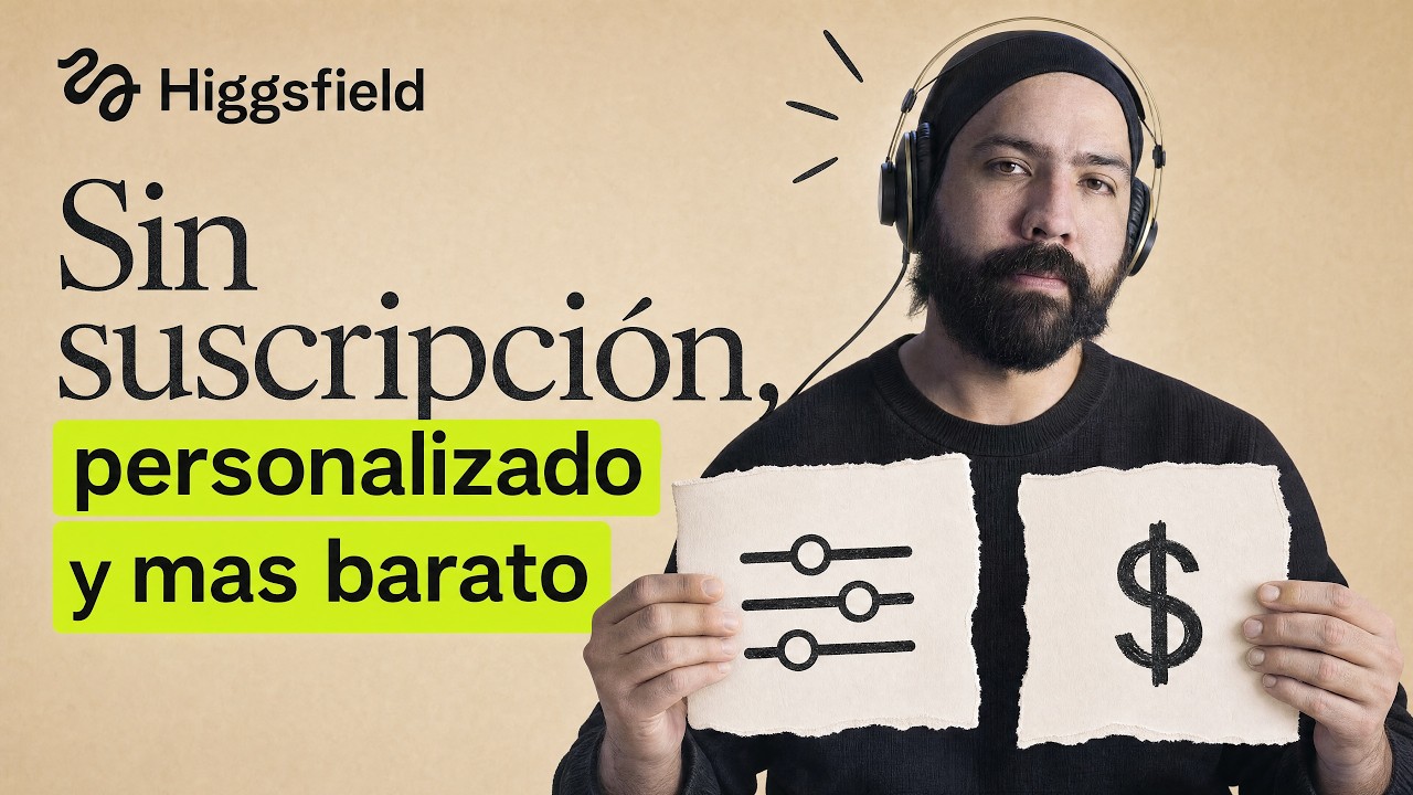 Me construí mi propio Higgsfield y solo pago lo que uso | Higgsfield API