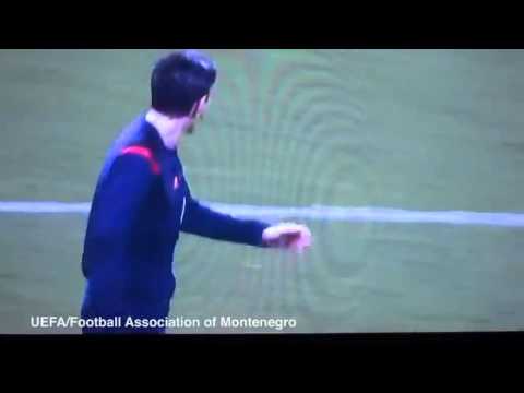 Montenegro 0-0 Russia abandoned when...