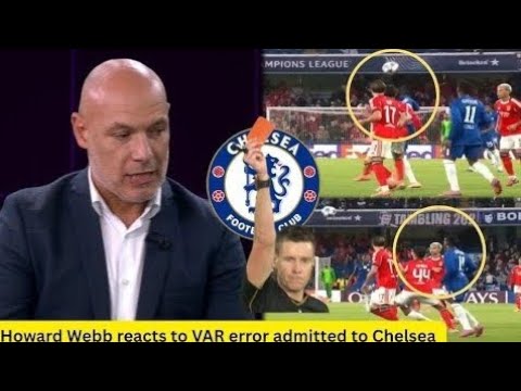 VAR Disaster at Stamford Bridge! 😡 Chelsea Red Card Sparks Outrage & Howard Webb Admits Error!”