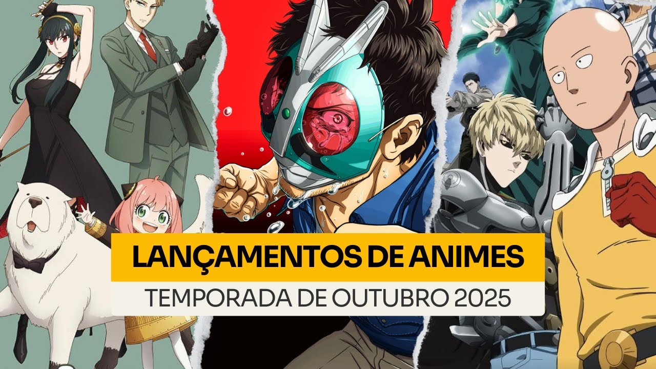 Lançamentos de Animes em outubro