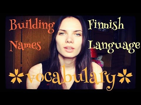 ✿Finnish Language- Building names(lesson 9)✿