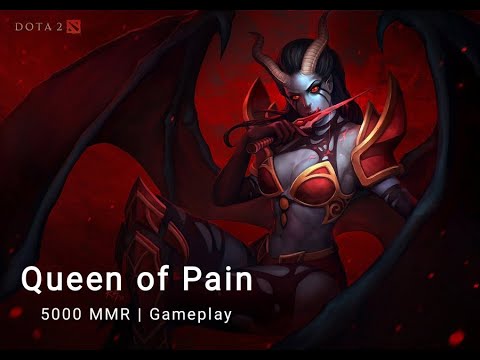 5000 MMR DOTA 2 | POV | Queen of Pain ( Post 4 ) gameplay
