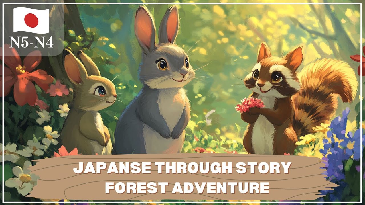 - Forest Adventure - (N5-N4 level) Learn japanese with anime through story
