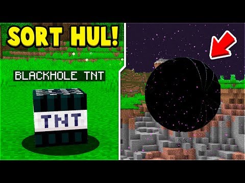 Denne TNT lavede et SORT HUL i min verden.. (DANSK MINECRAFT)