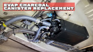 EVAP CHARCOAL CANISTER REPLACEMENT - 2002 TOYOTA RAV4 P0442 REPAIR