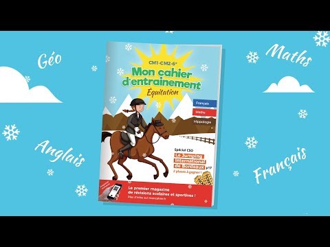 Mon cahier d'entrainement #Équitation