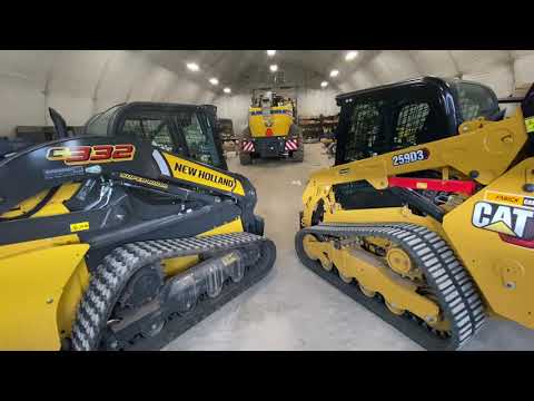 New Holland C332 VS CAT 259D3