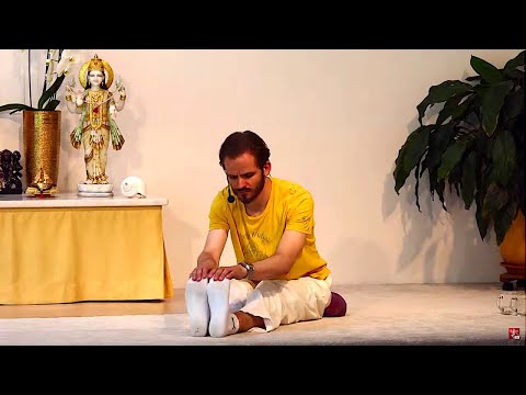 Yogastunde Mittelstufe Yoga Vidya Grundreihe: "Meditatives Halten" mit Ishwara 16:15 Uhr 08.07.2020