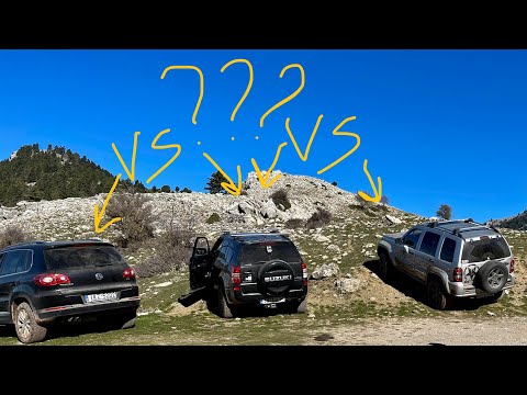 VWTiguan VS JEEP kj / liberty / Cherokee VS Suzuki Grand Vitara OFF ROAD MUD teaser video