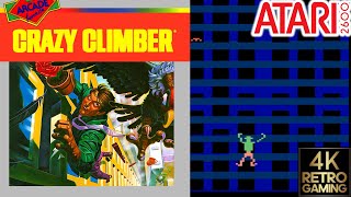 Crazy Climber Atari 2600 4k Gameplay