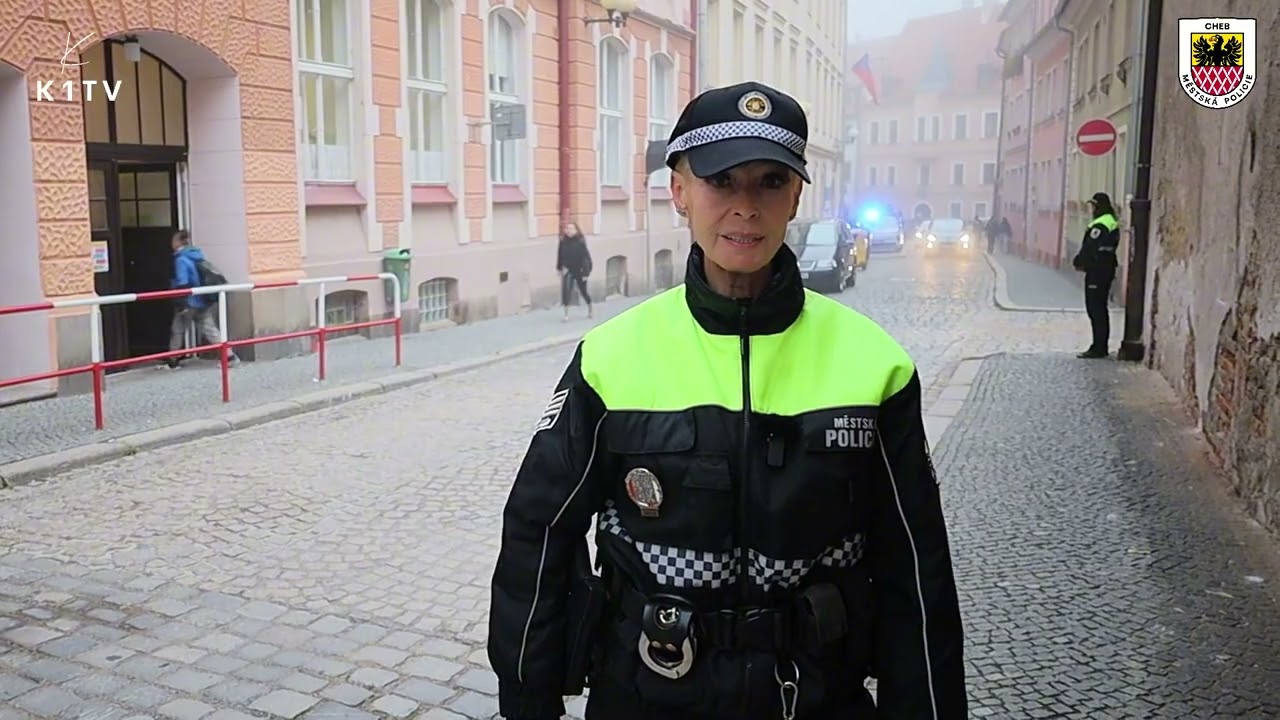 Na ranní dopravu u škol dohlíží  Městská Policie Cheb pravidelně