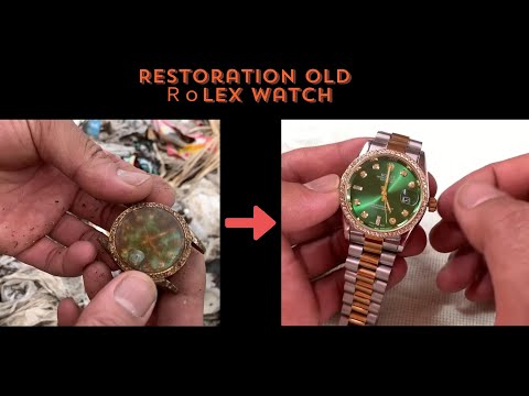 Restoration Old Ｒｏlex watch | Restoring Rolex oyster perpetual date just  Swiss watch