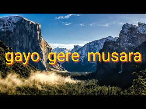 gere musara lagu gayo terbaru