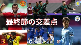 【プレミアリーグ解説・第38節】最終節の交差点