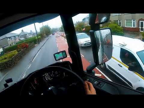 POV Driving Scania R450. Rainy Lake District.Merry Christmas.