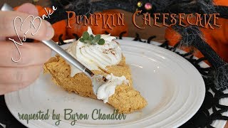 No Bake Pumpkin Cheesecake | req. by Byron Chandler