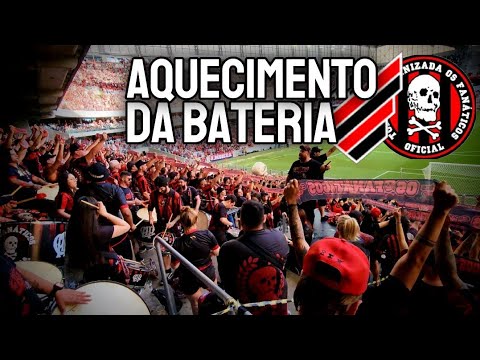 🥁 AQUECIMENTO BATERIA: torcida OS FANÁTICOS em Athletico 1x1 Corinthians 2024