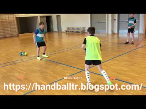 Technical training 10-12 years - throwing and receiving Norwegian school