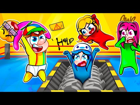 Johnny Vs 10 CRAZY FAN GIRLS In Gang Beasts…