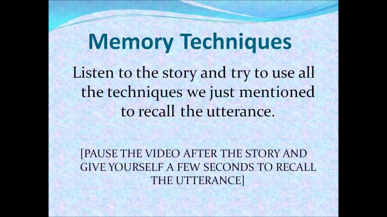 Consecutive Note Taking-Part 1