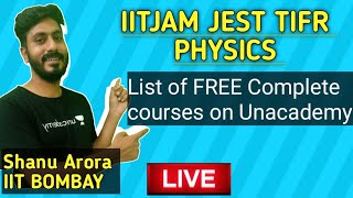 FREE IITJAM courses on Unacademy