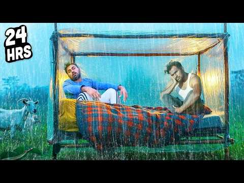 I Survived A Cyclone Camping In Our Transparent Tent | Mad Brothers